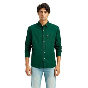 levi's men's solid slim fit shirt
