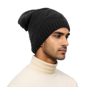 Levis-shoes slovic winter cap for men & women | rollover winter wear for men | thermal wear winter cap for women | breathable, lightweight & windproof winter caps for women